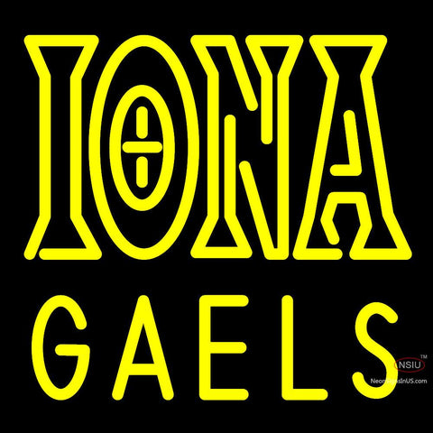Custom Iona Gaels Neon Sign