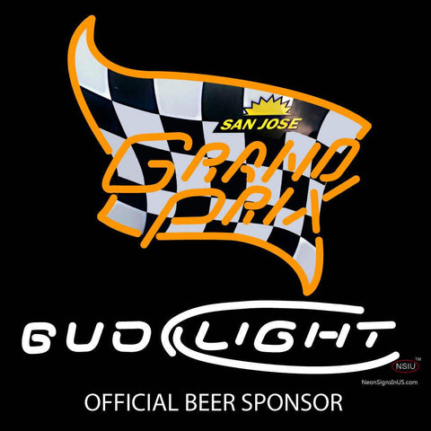 Custom San Jose Grand Prix Bud Light Neon Sign