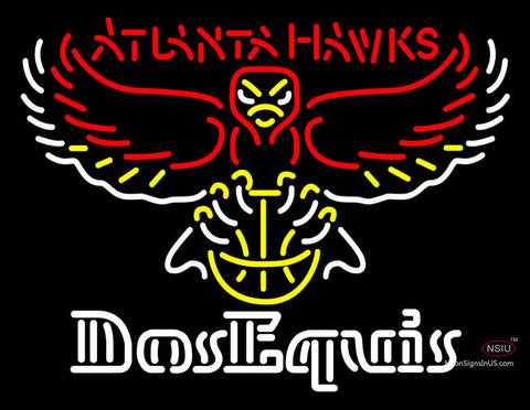 Dos Equis Atlanta Hawks NBA Neon Beer Sign