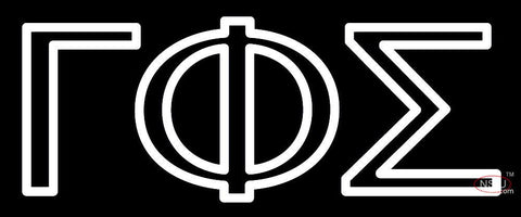 Gamma Phi Sigma Latino Greek Neon Sign