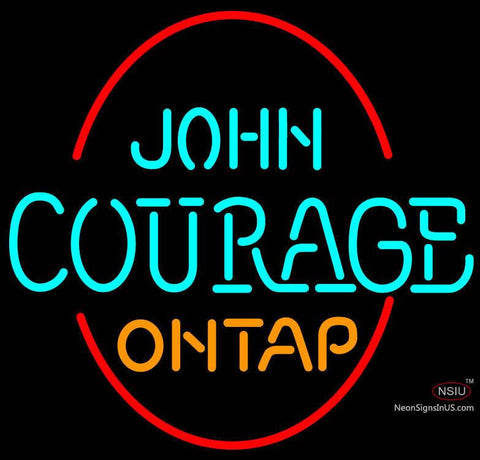John Courage On Tap Neon Sign x