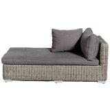 Lounge Sofa Lazise braun, in 2 Ausführungen