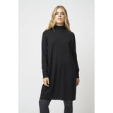 Oversize Strickkleid Dollie schwarz