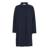 Leinenjacke Emily Oversize indigoblau