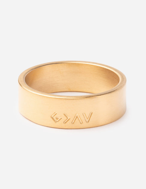 Senaat vertaler homoseksueel God is Greater than the Highs and Lows Matte Ring | Elevated Faith