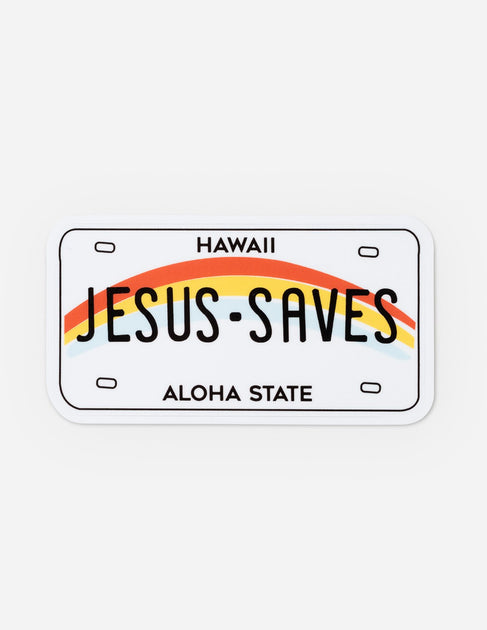 Jesus Saves Sticker/Decal & Waterproof