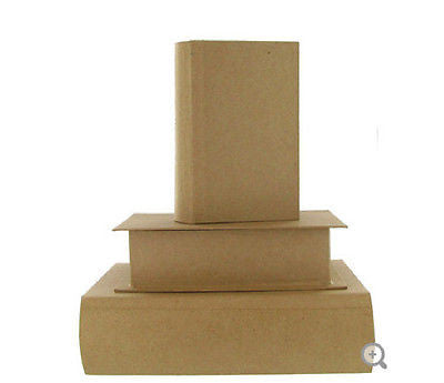 Paper Mache Book Box Set