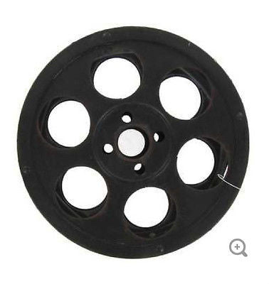 Small Distressed Black Metal Movie Reel