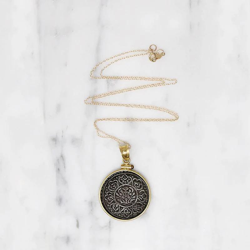 tibetan coin necklace