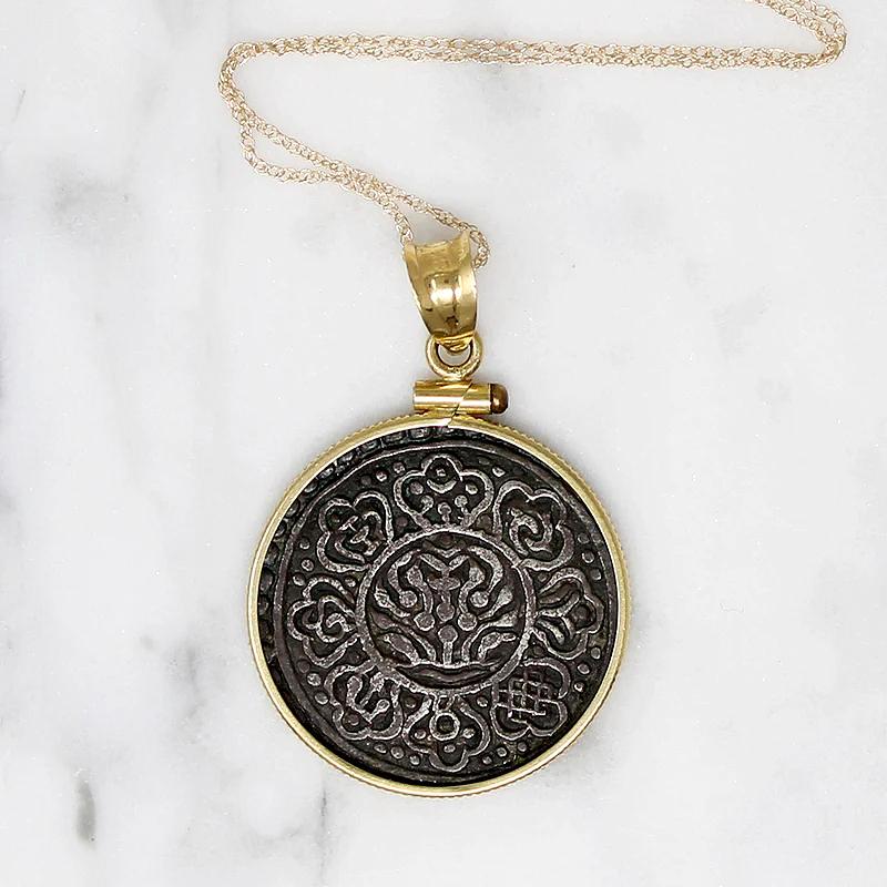 tibetan coin necklace