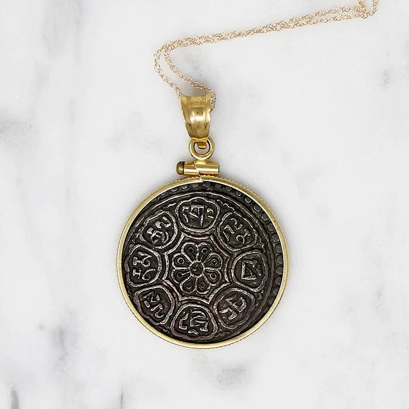 tibetan coin necklace