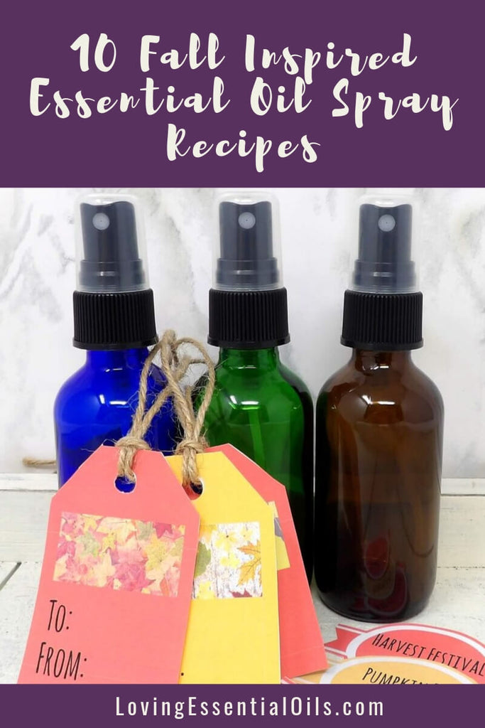 Best Fall Room Spray Recipes by Loving Essential Oils