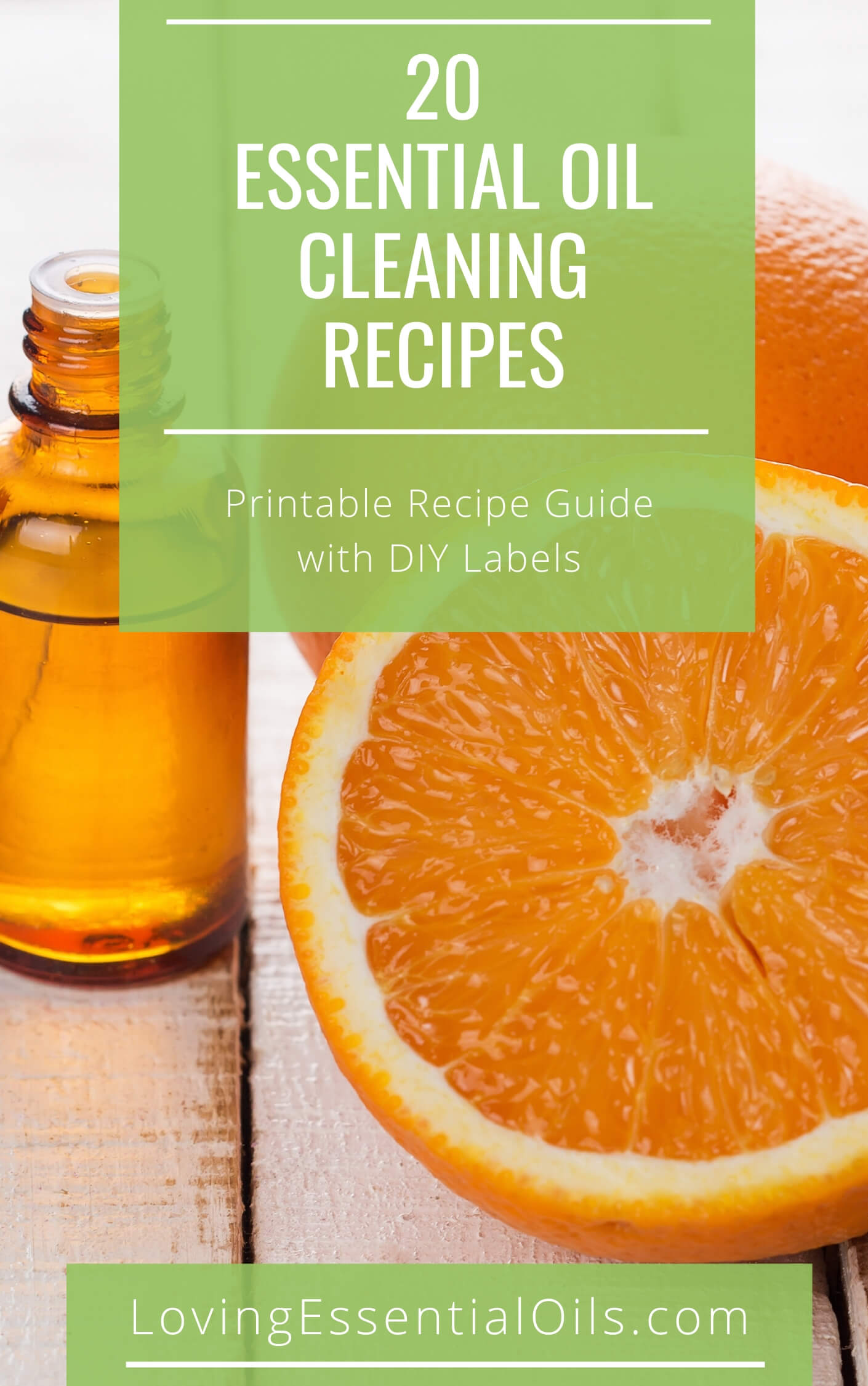 Best Cleaning Essential Oil Recipes - Free Printable by Loving Essential Oils