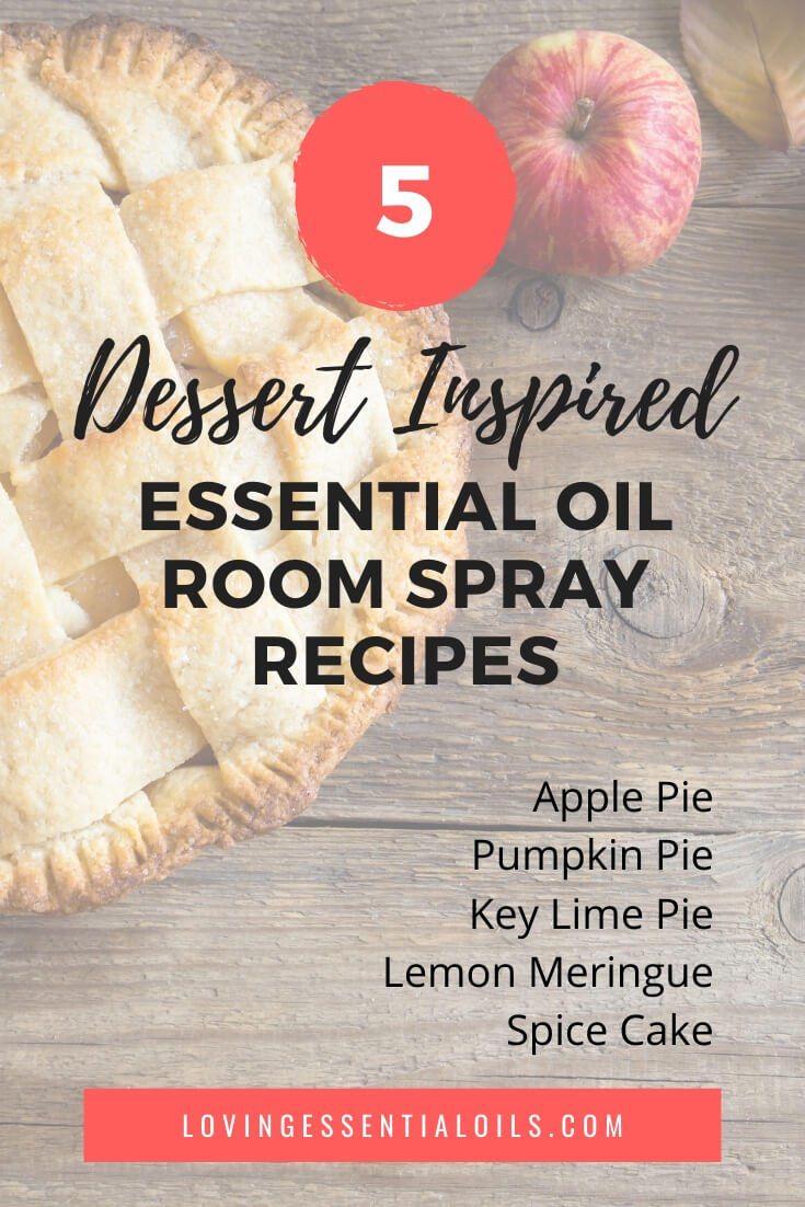 Dessert Inspired Essential Oil Room Spray Recipes