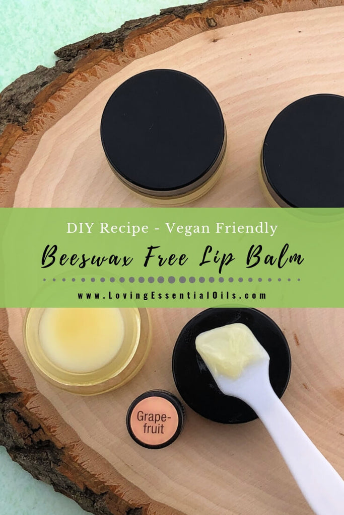 Vegan Lip Balm with Essential Oils - Beeswax Free by Loving Essential Oils