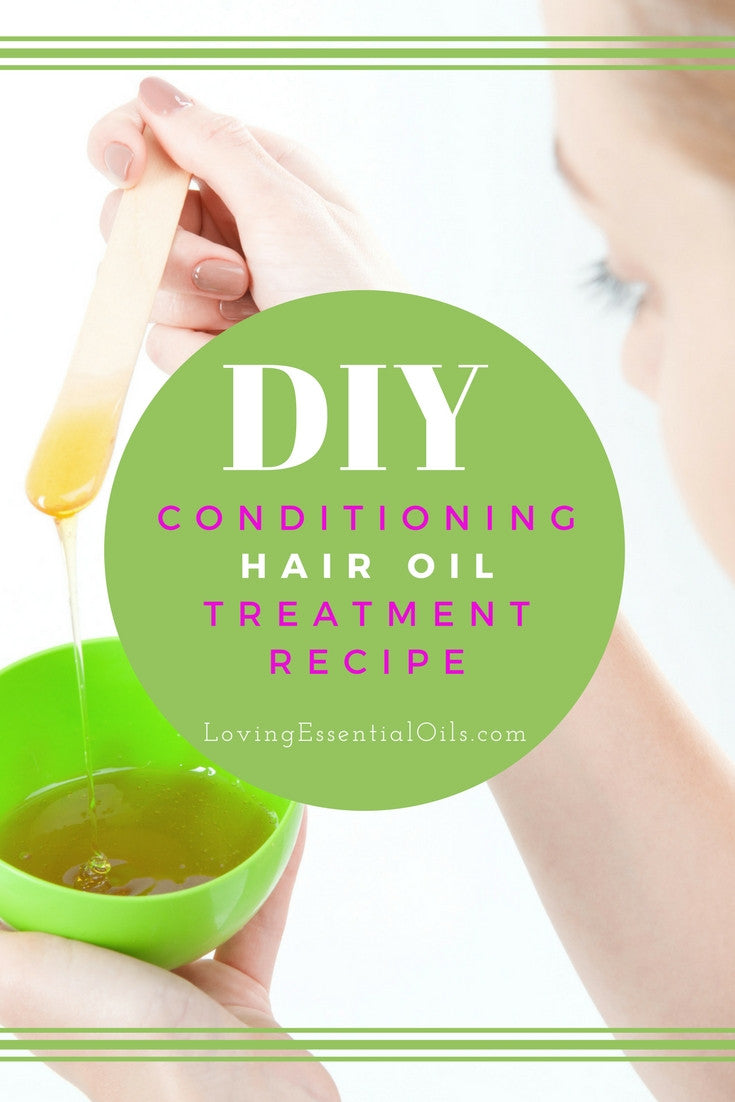 DIY Lavender Honey Hair Mask Recipe - Conditioning Oil Treatment by Loving Essential Oils