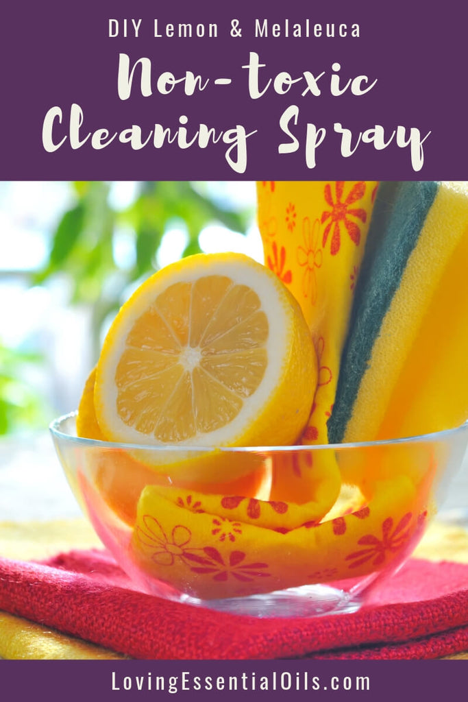 Green Cleaning Spray Recipe with Essential Oils