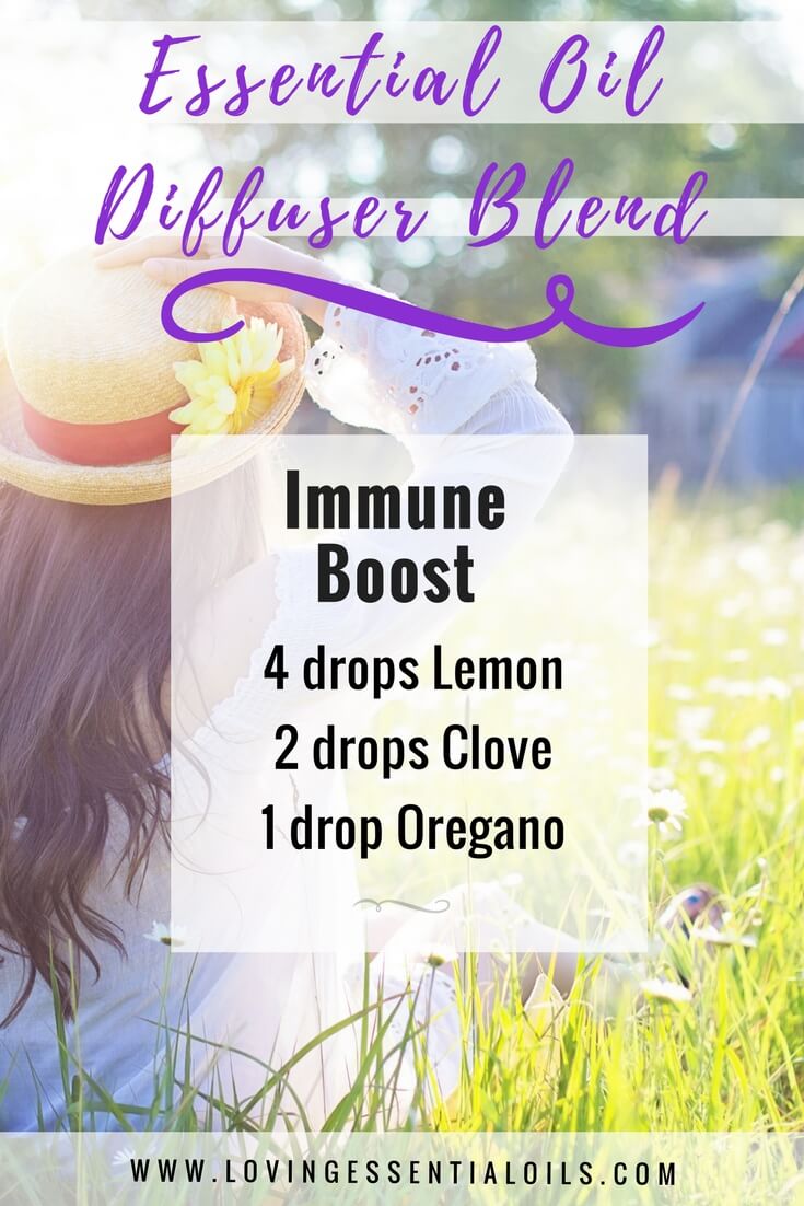 Immune Boost Diffuser Blend with Oregano Essential Oil by Loving Essential Oils