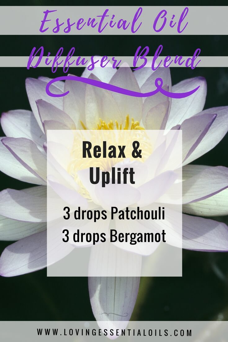 Aromatherapy Massage Diffuser Blends - Relax and Uplift with patchouli and bergamot