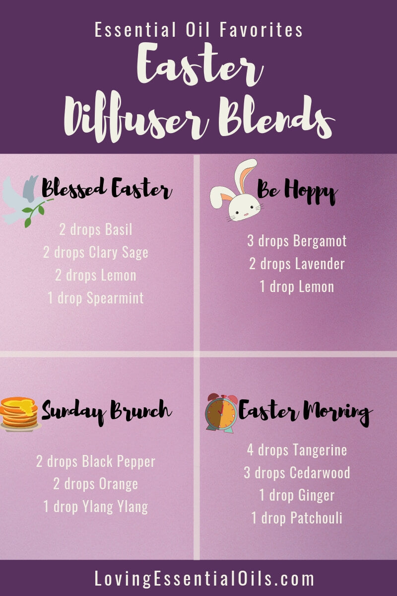 Easter Day Diffuser Blends To Enjoy Morning time or Dinner by Loving Essential Oils