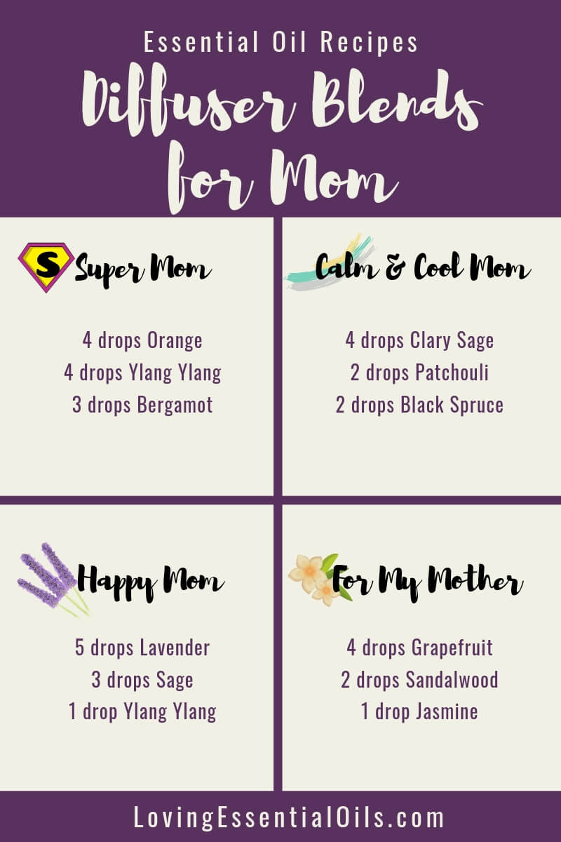 Essential Oil Diffuser Blends for Mom by Loving Essential Oils