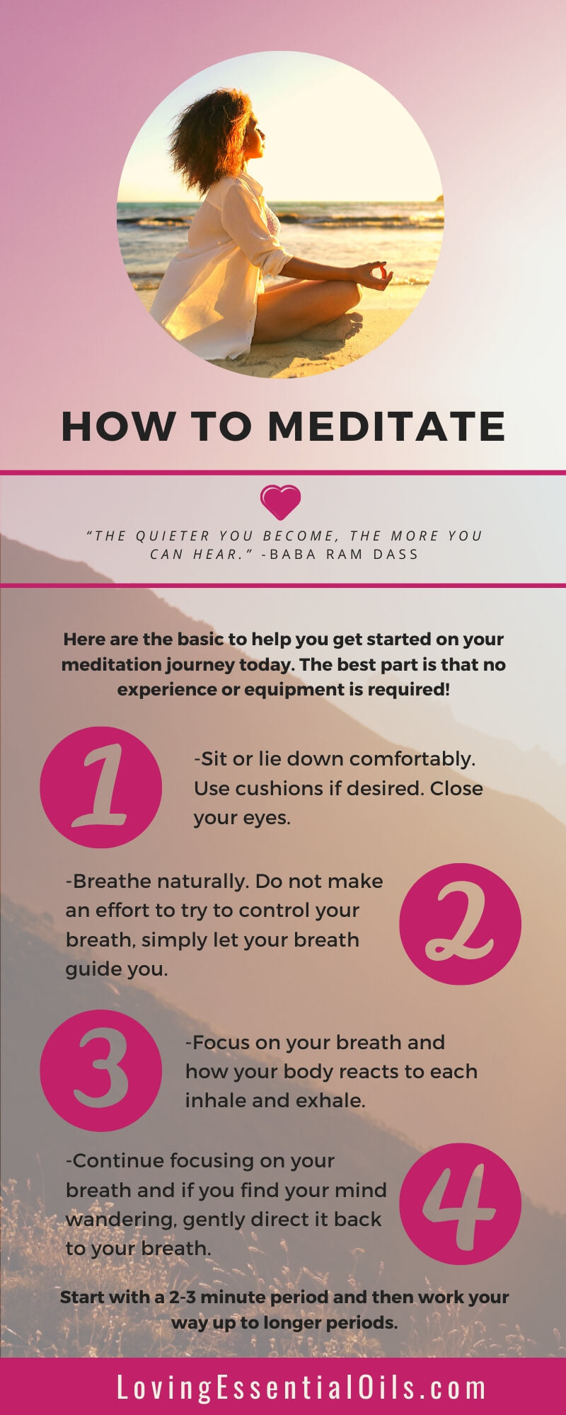 Learn How to Meditate in 4 Easy Steps with this Simple Guide