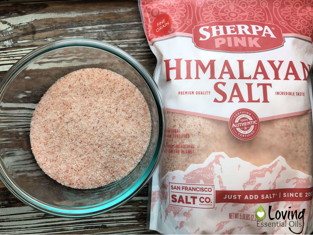 How to Make Himalayan Salt Scrub by Loving Essential Oils
