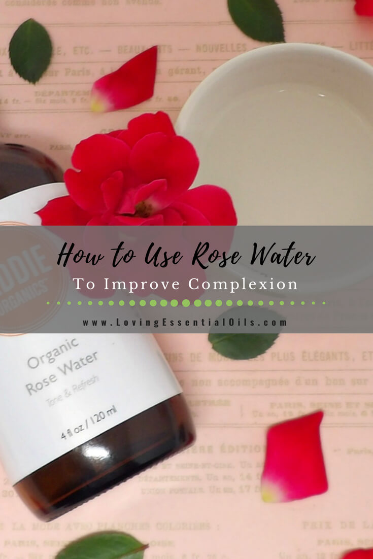 how to use rose water