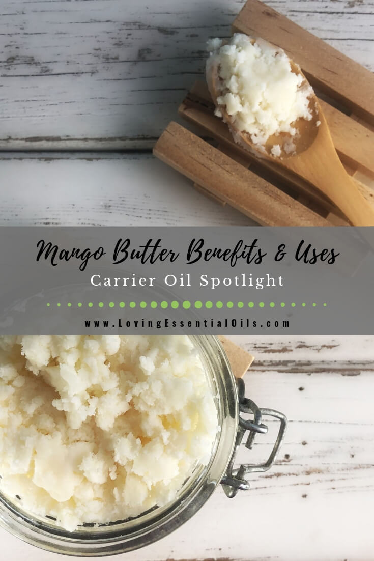 Mango Butter Benefits For Skin by Loving Essential Oils | Learn how to make mango essential oil recipes!