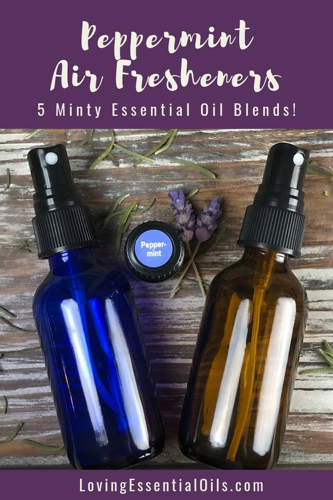 Peppermint Essential Oil Air Freshener Recipe Blends by Loving Essential Oils