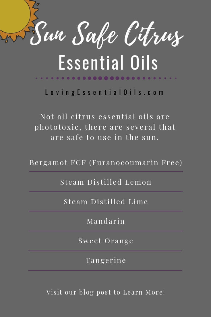 Sun Safe Citrus Essential Oils by Loving Essential Oils