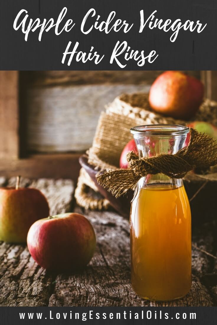 Recipe for Apple Cider Hair Rinse With Lavender and Rosemary Essential Oil by Loving Essential Oils