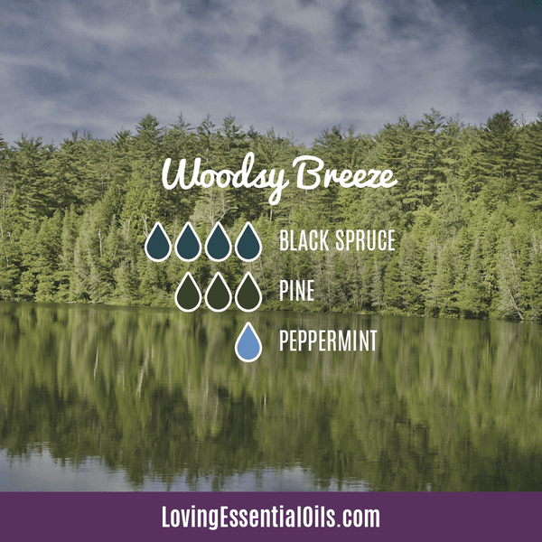 Black Spruce Essential Oil Diffuser Blend - Woodsy Breeze by Loving Essential Oils