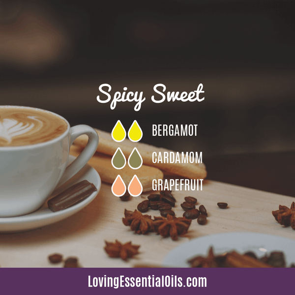 Cardamom Essential Oil Diffuser Recipes by Loving Essential Oils | Spicy Sweet with bergamot, cardamom, grapefruit