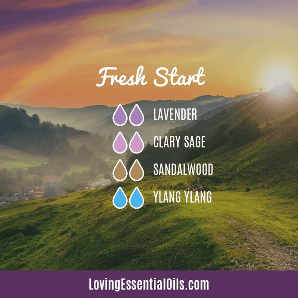 Aromatherapy Diffuser Blends For Monday - Fresh Start by Loving Essential Oils