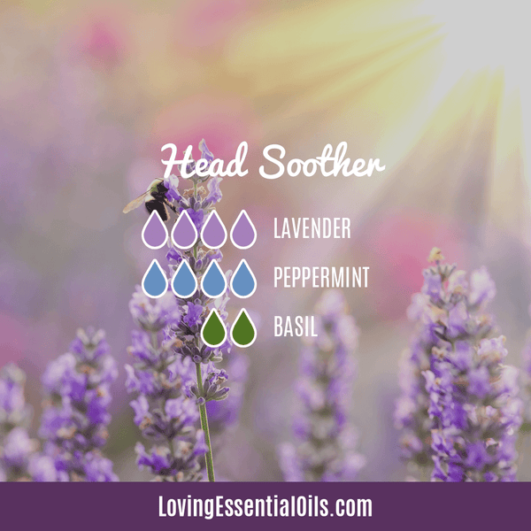 Peppermint Essential Oil For Diffuser with DIY Blend Recipes by Loving Essential Oils | Head Soother Diffuser Blend