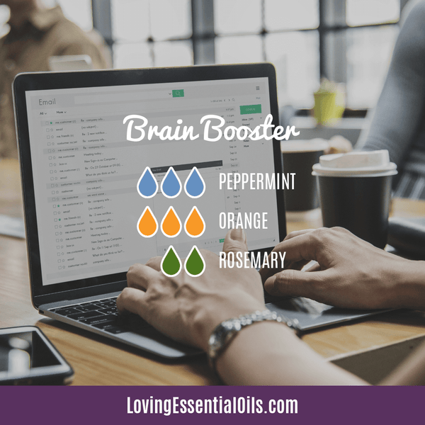 Peppermint Oil Diffuser Benefits by Loving Essential Oils | Brain Booster Diffuser Blend