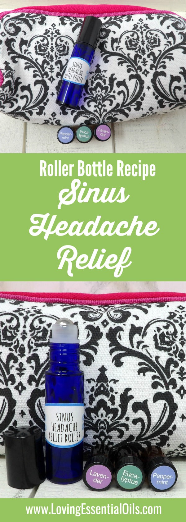 Sinus Essential Oil Roller Blend Recipe by Loving Essential Oils