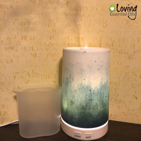 Aromatherapy and essential oil diffuser for yoga by Loving Essential Oils