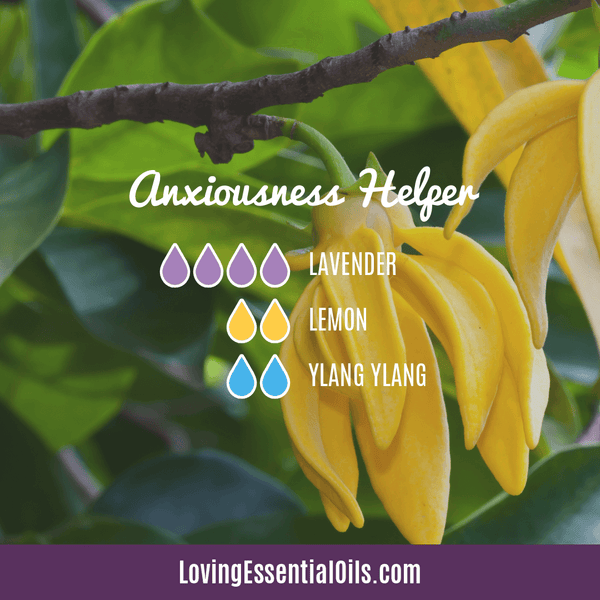 Best Essential Oils For Uplifting Mood by Loving Essential Oils | Anxiousness helper with lavender, lemon and ylang ylang
