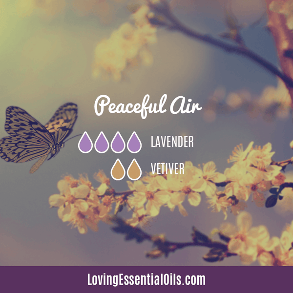 Essential Oils for Happy Mood by Loving Essential Oils | Peaceful Air with lavender and vetiver