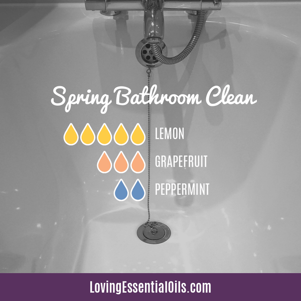 Bathroom Diffuser Blend by Loving Essential Oils | Spring Bathroom Clean Diffuser Blend by Loving Essential Oils