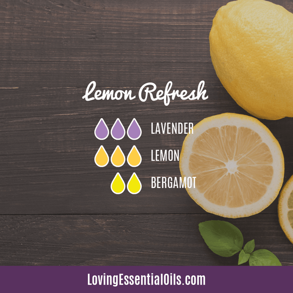 Lemon Refresh Essential Oil Diffuser Recipe by Loving Essential Oils