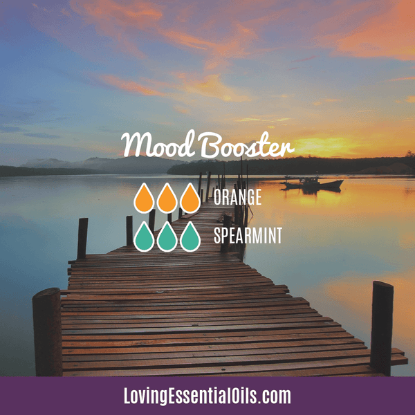 Uplifting Essential Oil Blends by Loving Essential Oils | Mood Booster with orange and spearmint