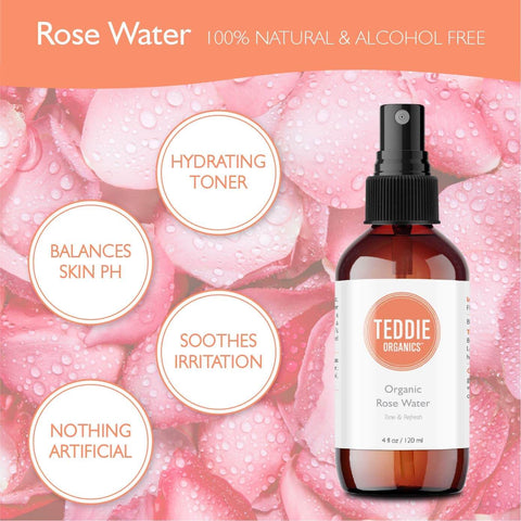 Teddies Organic Rose Water Benefits