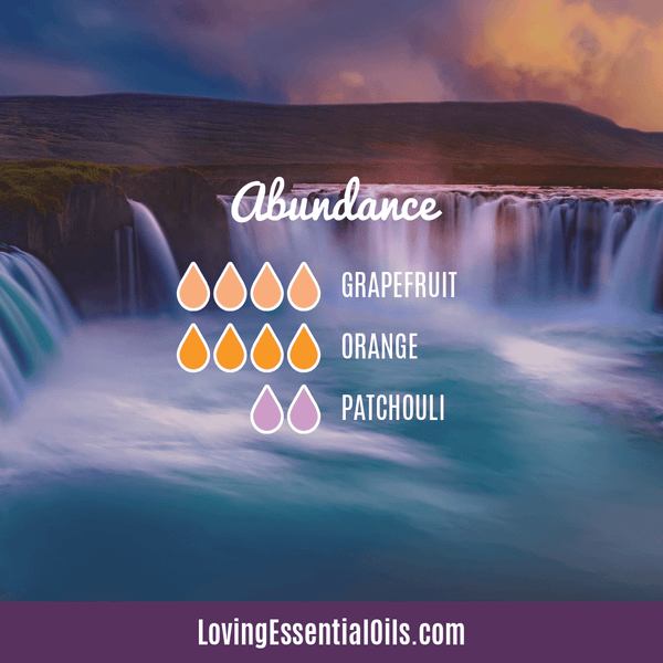 Patchouli Blends for Diffuser by Loving Essential Oils | Abundance with grapefruit, orange and patchouli