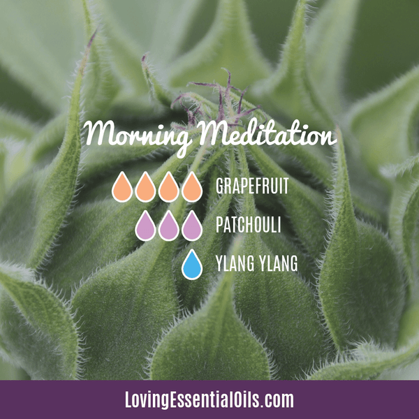 Patchouli Diffuser Blend by Loving Essential Oils | Morning Meditation with grapefruit, patchouli, and ylang ylang