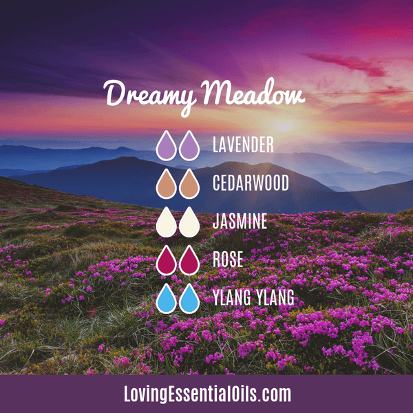 Rose Oil Diffuser Blend - Dreamy Meadow by Loving Essential Oils