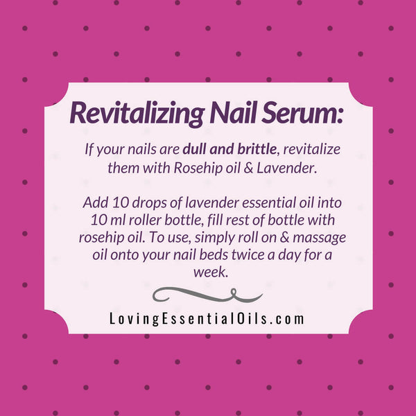 Rosehip oil for nails with lavender essential oil by Loving Essential Oils