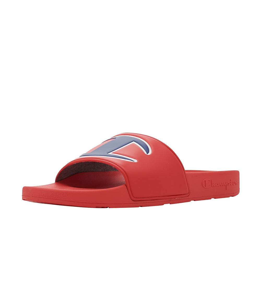 red champion flip flops